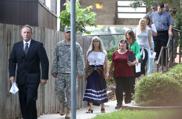 Victims' families give statements